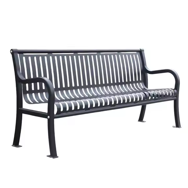 Garden Bench Metal - Klassieke traditionele retro ijzeren bank met
