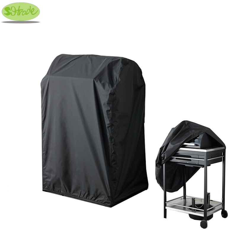 Outdoor Furniture Replacement Fabric - Zwarte BBQ-afdekking 72x52x110H Waterdichte Oxford Barbecue