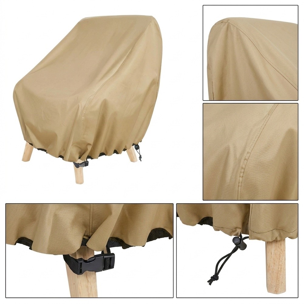 Outdoor Furniture Cover - Waterdichte tuinstoelhoes voor buiten, diepe zitting,