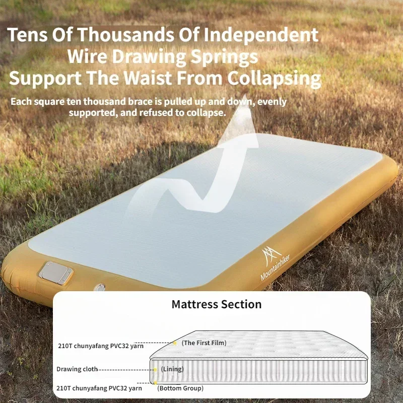Outdoor Furniture Sofa - Mountainhiker 2-persoons automatisch opblaasbaar luchtbed voor