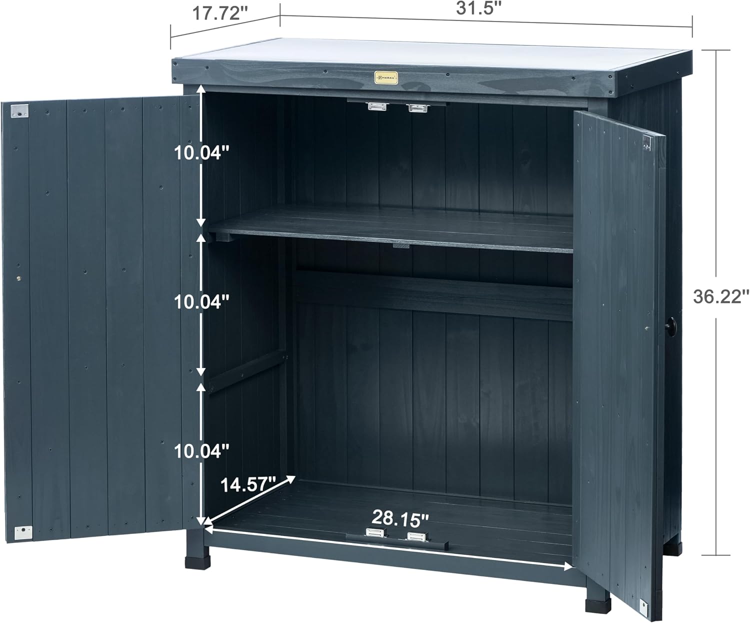 Buitenopbergkasten weerbestend - Garden Bench Metal recensie en prijs