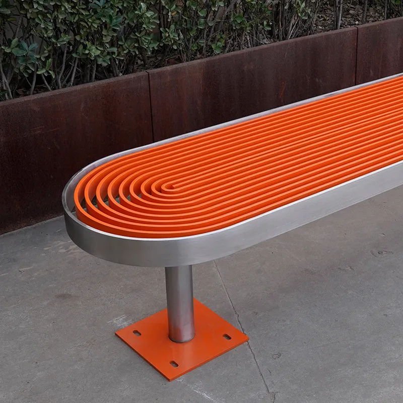 RVS parkbank buitenbank vierka - Garden Bench Metal recensie en prijs
