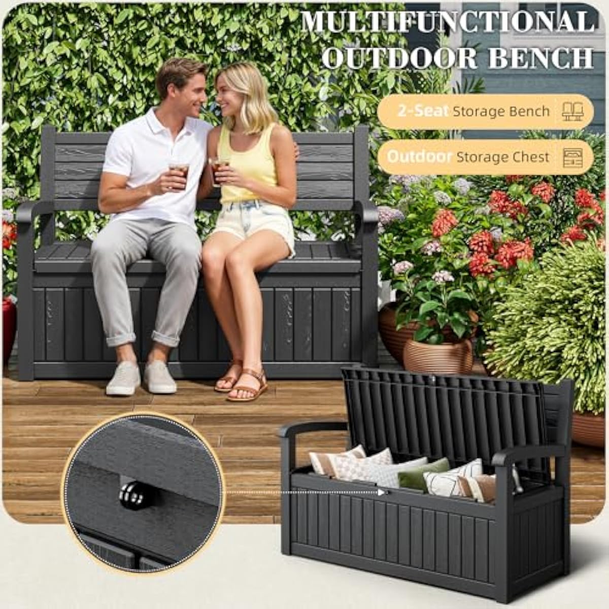 80 Gallon Buitenberging Bank D - Outdoor Furniture Cushion recensie en prijs