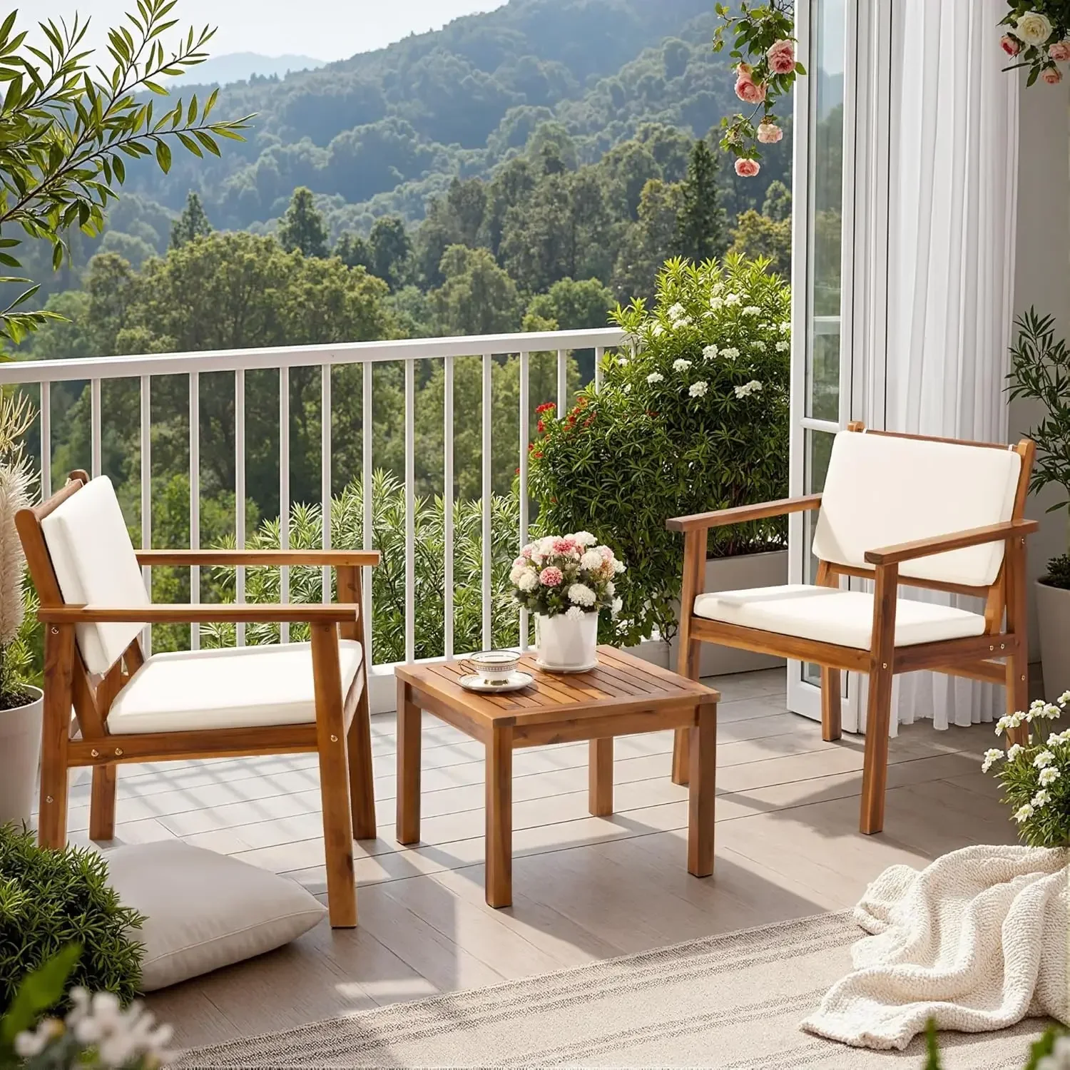 Tuinstoelen 3-delig tuinmeubil - Outdoor Furniture Cushion recensie en prijs