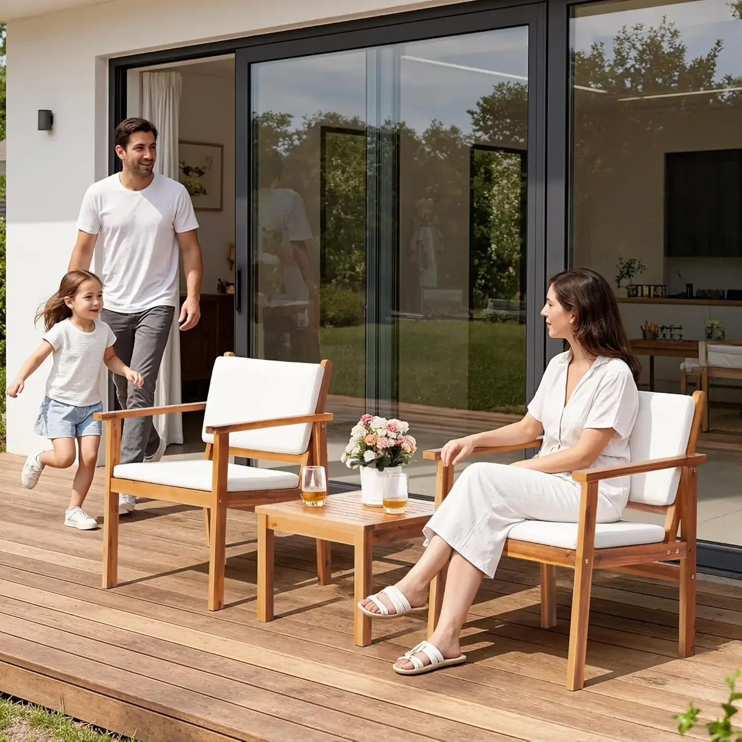 Tuinstoelen 3-delig tuinmeubil - Outdoor Furniture Cushion recensie en prijs