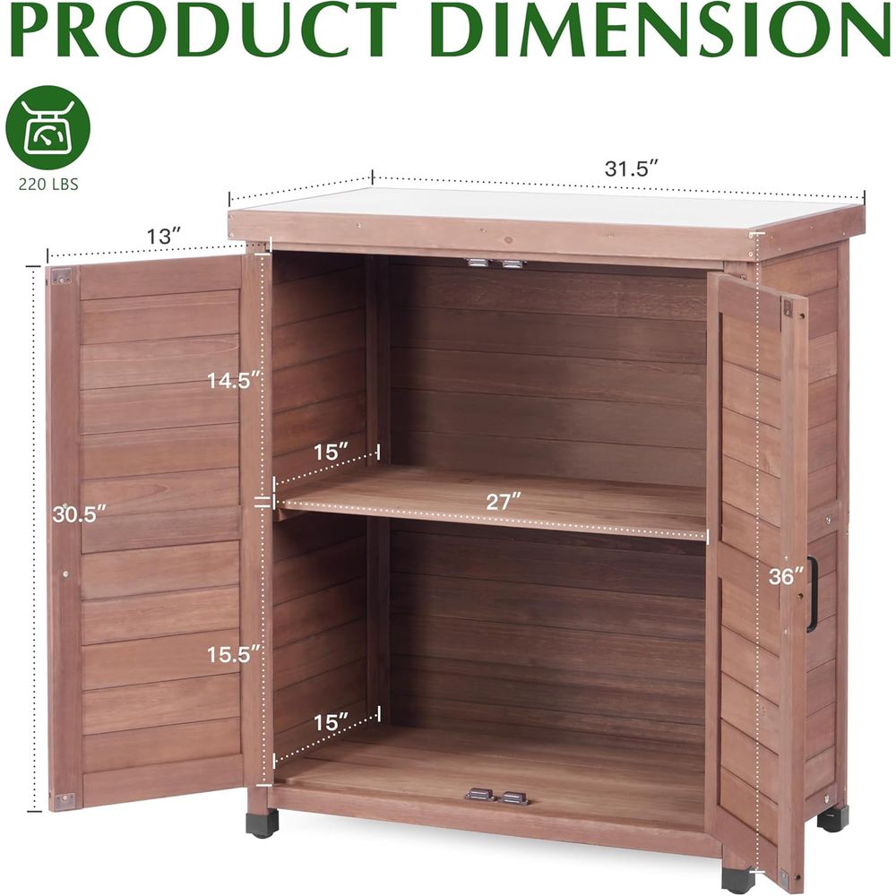 Opbergkast voor buiten & plant - Garden Bench Metal recensie en prijs