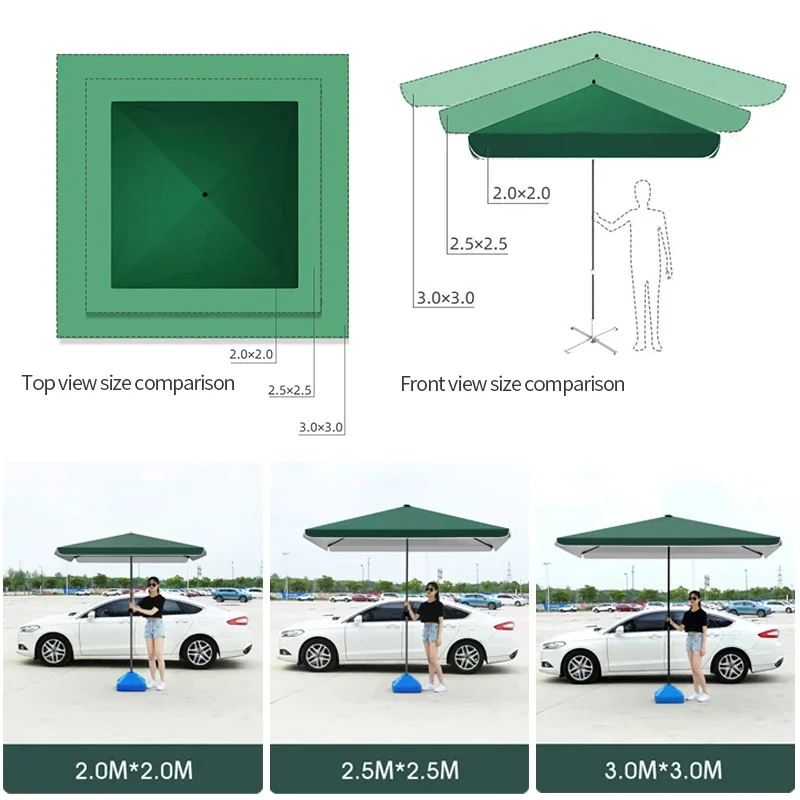 Tuinzonnescherm 3M/2.5M/2M Ant - Sun Sail Shade recensie en prijs